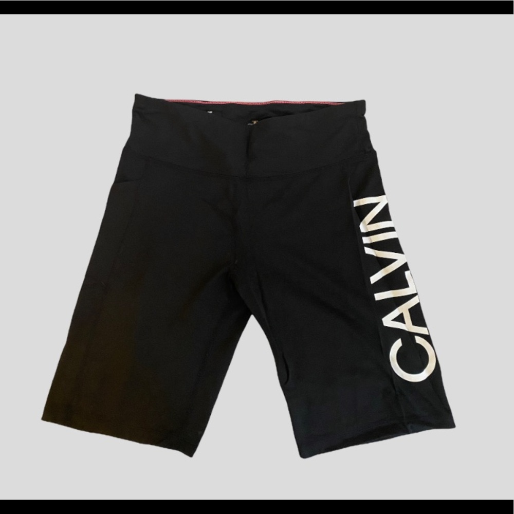 Calvin Klein black biker shorts